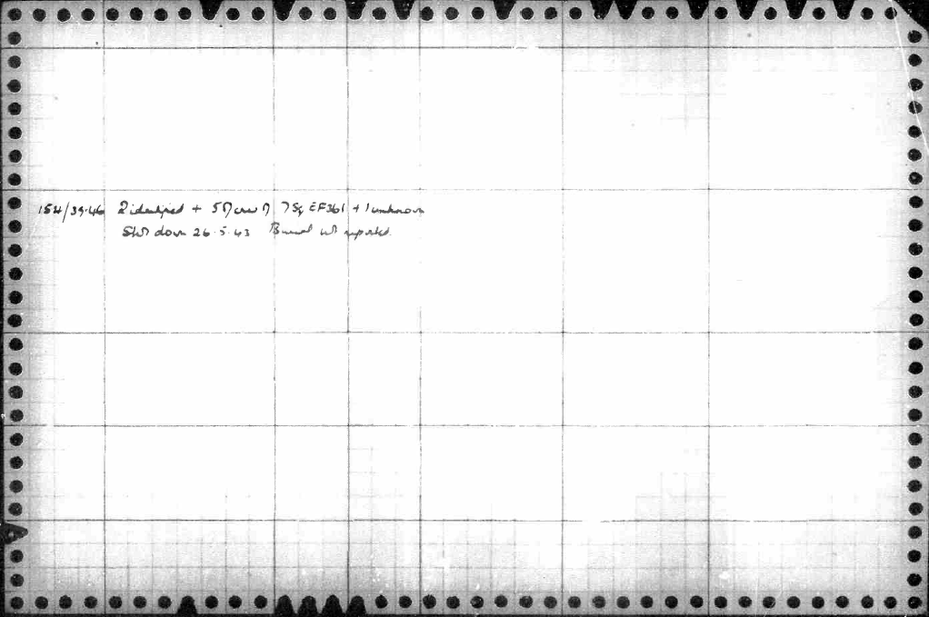 BF534 Loss Card
