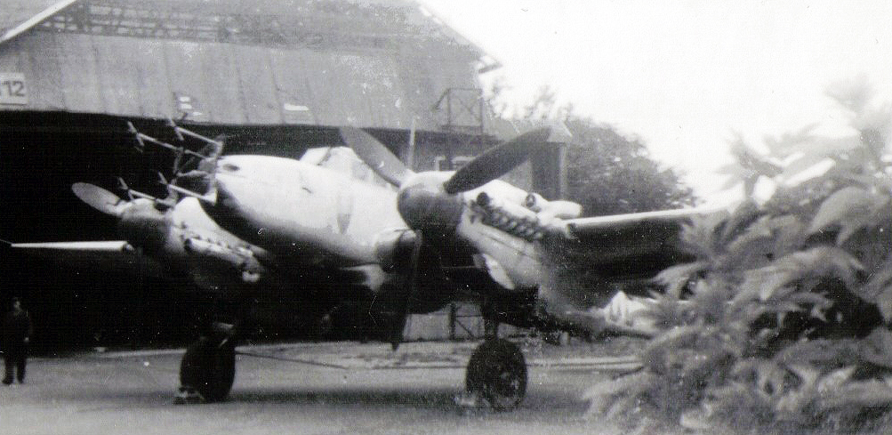 Bf110g with Lichtenstein Radar Aerials