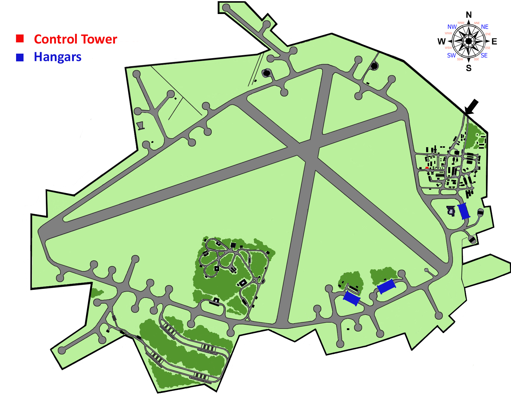 RAF Elvington Plan 1944